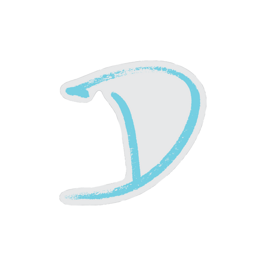 "D" Sticker