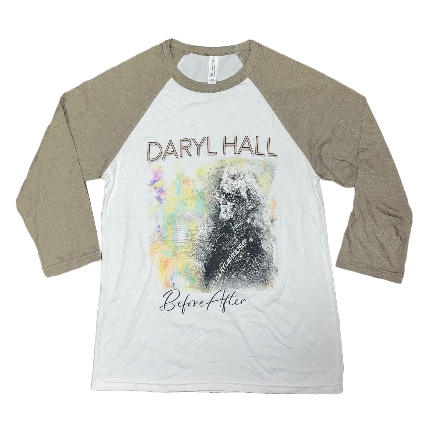 Daryl Hall BeforeAfter Raglan Baseball Tee